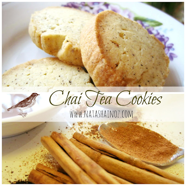 Caramel and Cashew Shortbread Cookie Recipe, Chai Tea Cookies #recipe