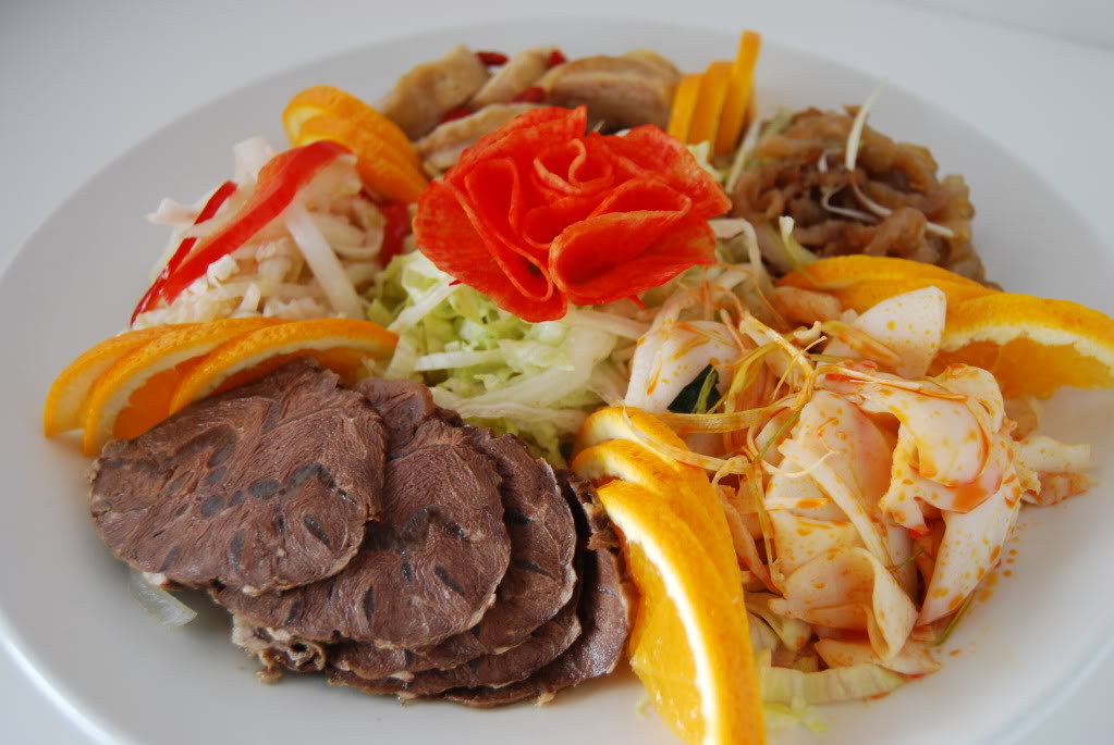 Wok with Seven Seas Dish of the Month Cold Appetizer Platter