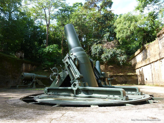 One of the mortars of the Battery Way