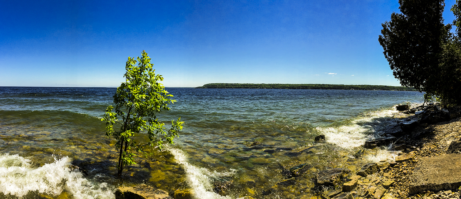 Hiking on The Eagle Trail at Peninsula State Park