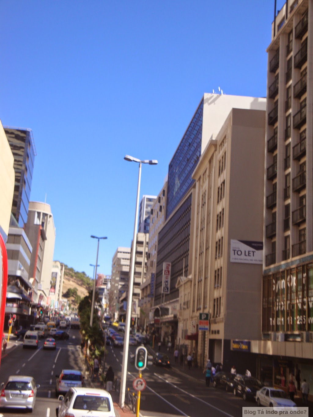 andando de ônibus hop-on, hop-off na Cidade do Cabo