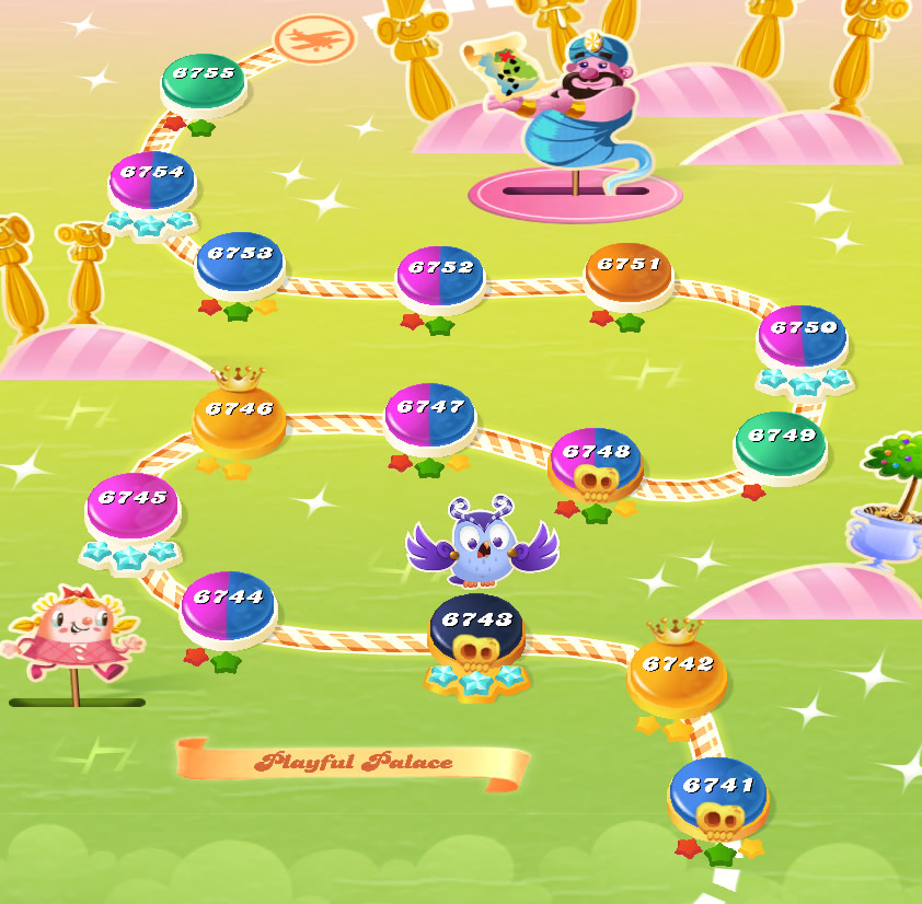 Candy Crush Saga level 6741-6755 Candy Crush Saga level 6741-6755