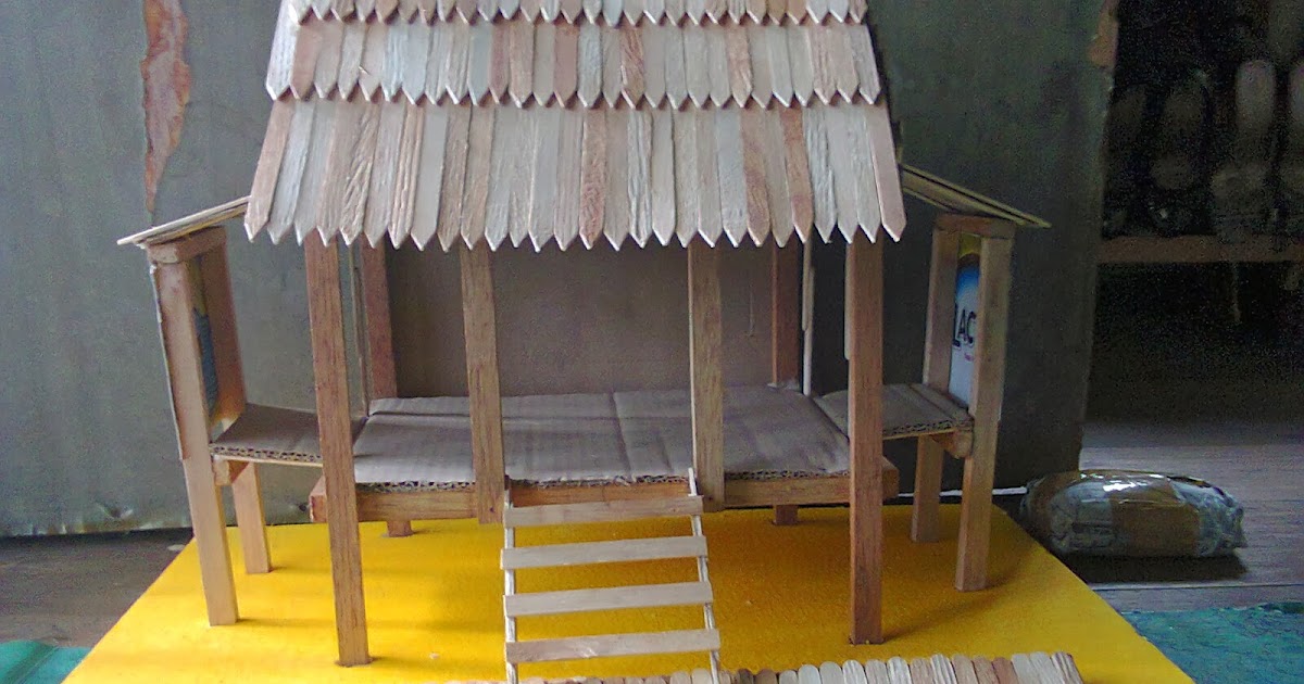 Cara Membuat Rumah Adat Dari Kardus Model Rumah Minimalis 2020