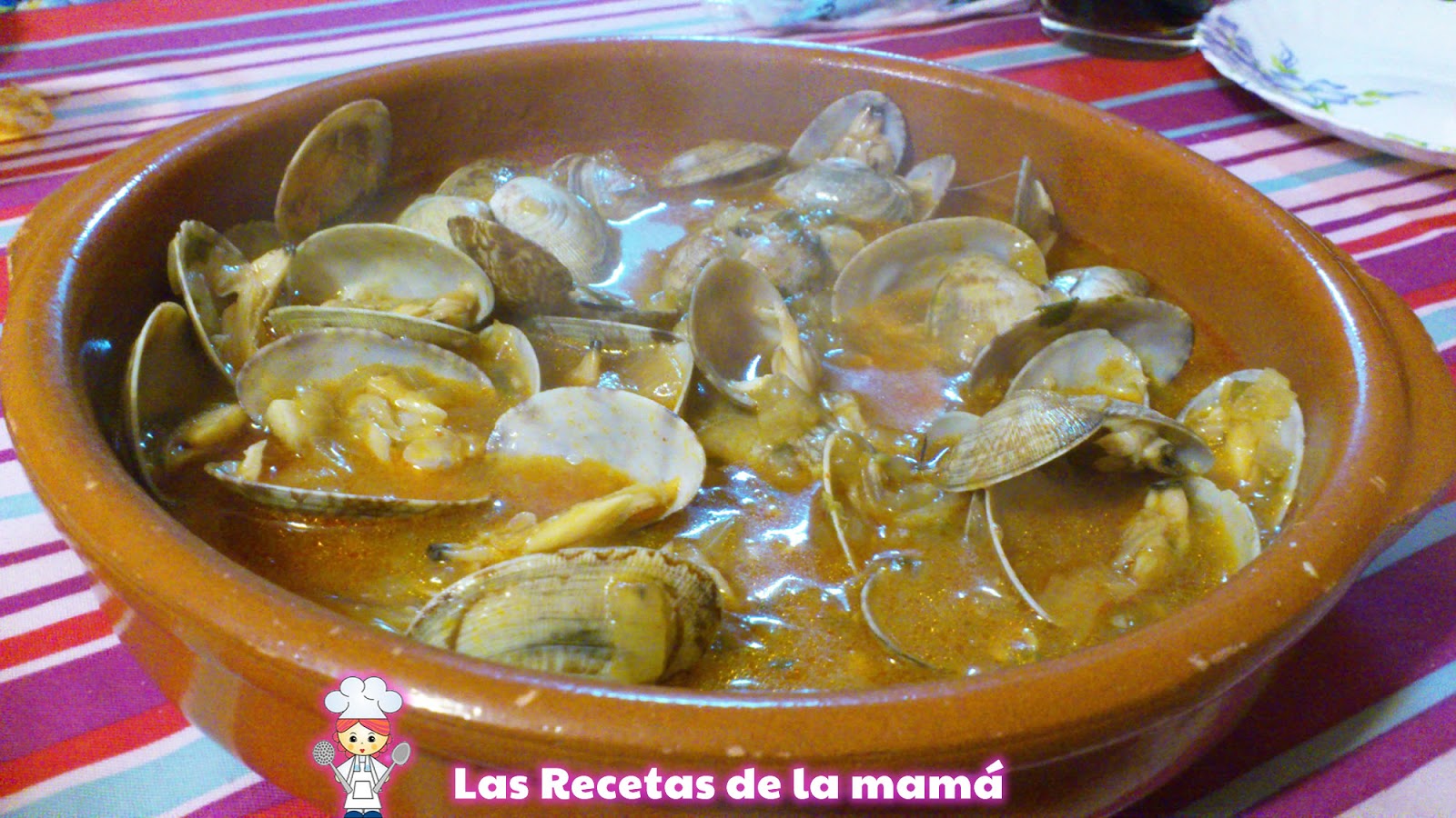 Las recetas de la Mamá: Receta de Almejas con salsa marinera Las recetas de la Mamá: Receta de Almejas con salsa marinera