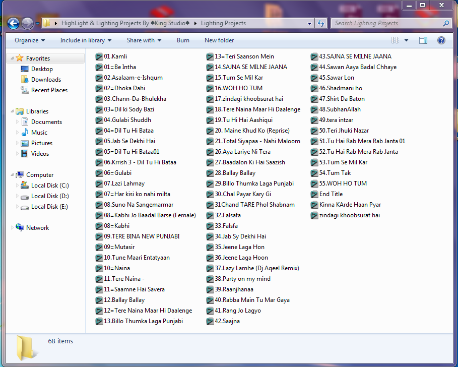 Edius project file ezp