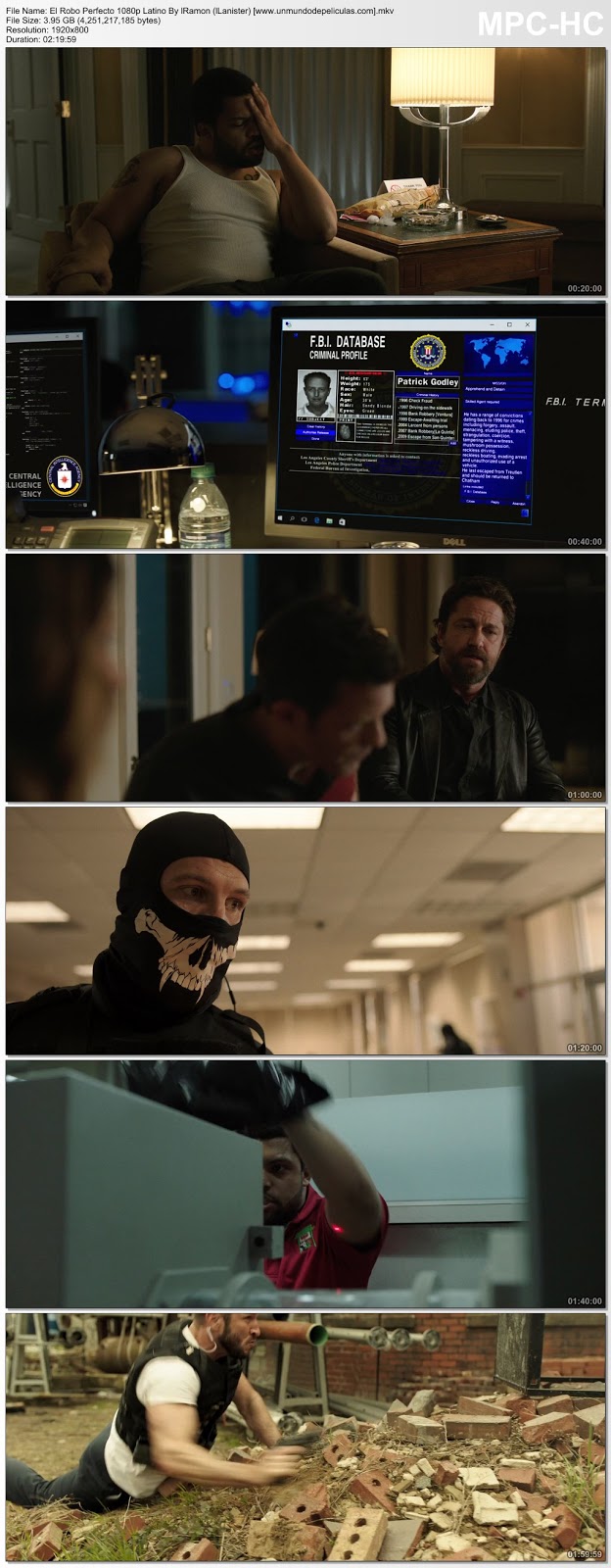 Capturas de la película.