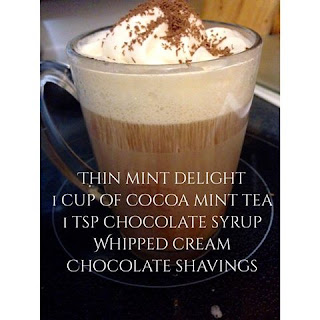 Thin Mint Delight - tea drink recipe