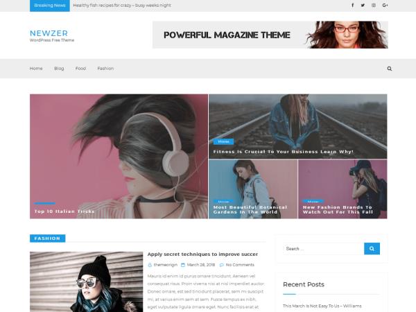 Newzer WordPress Theme Newzer WordPress Theme