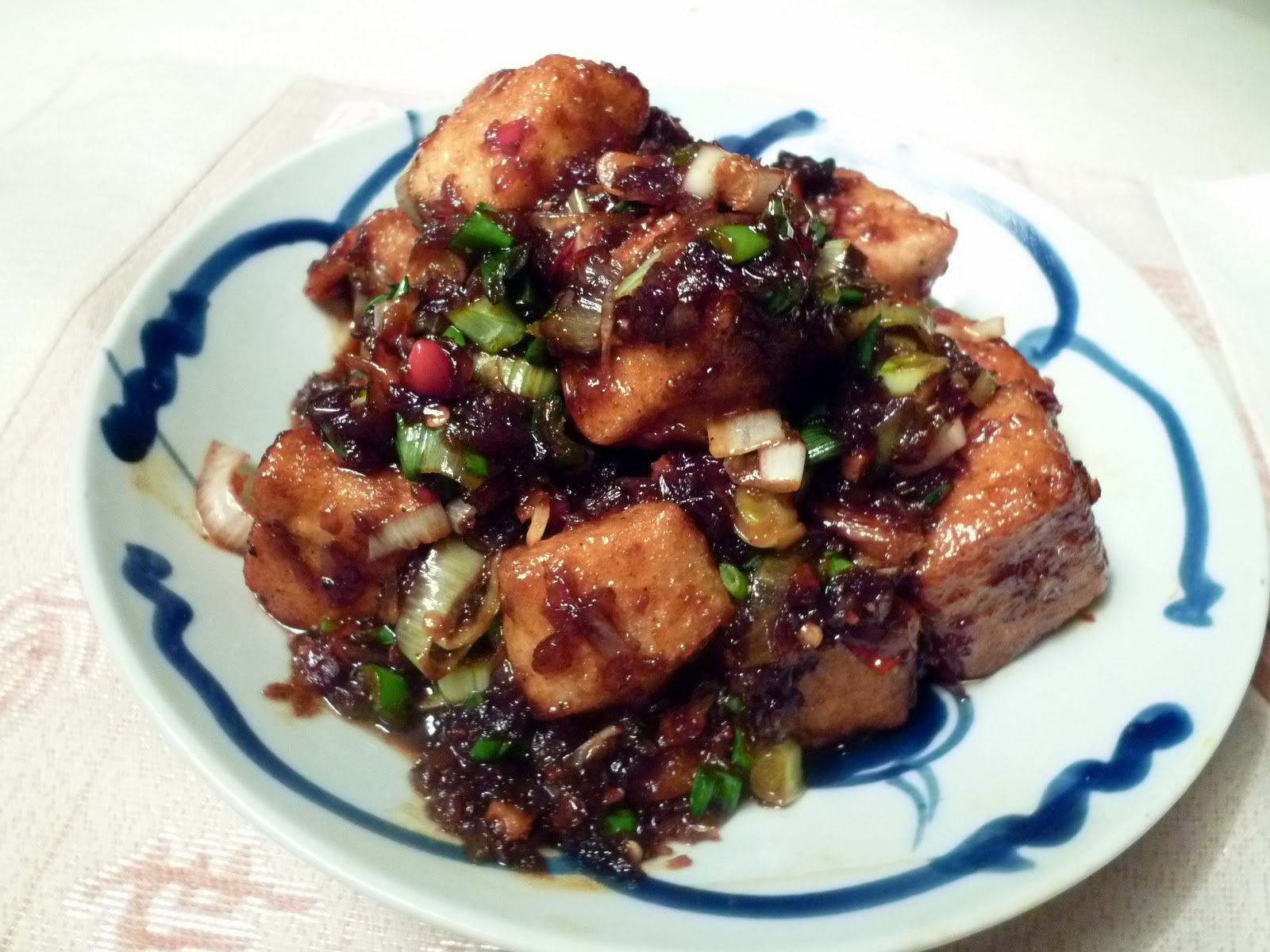 Wat ik gegeten heb Zwarte peper tofu van Yotam Ottolenghi