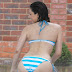 Roxanne Pallett strips down to a bikini for alfresco hot tub session
