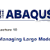 [Abaqus nâng cao] Abaqus/Explicit - Managing Large Models