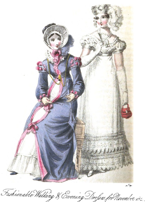 Regency Era Clothing: Regency Era Fashion Plate - November 1820 Ladies ...