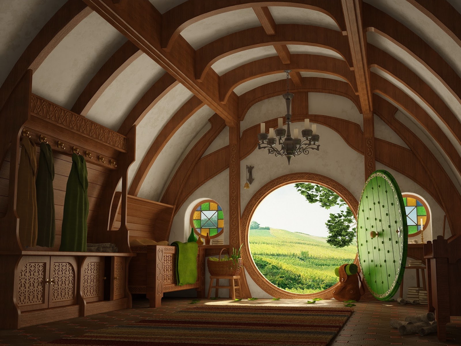 Hobbit House Interior