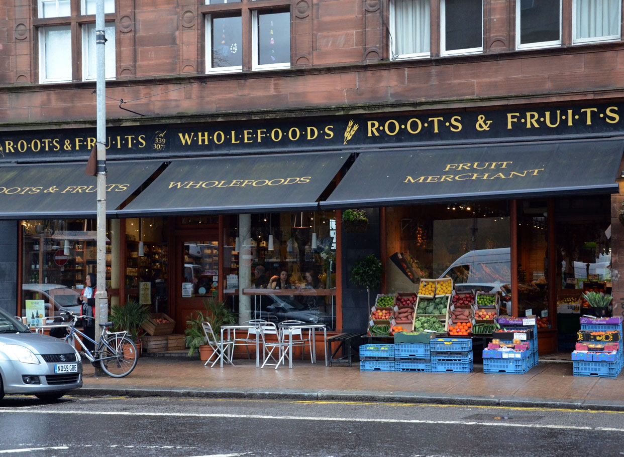 Scotland Coffee Lovers Roots, Fruits & Flowers Kelvinbridge