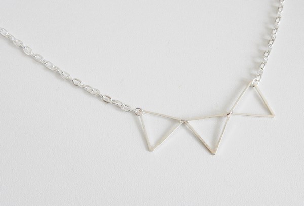 DIY : collier triangle