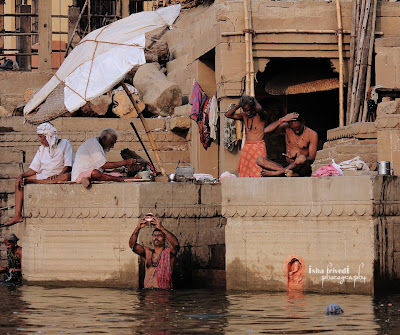Ganga ghaat clicked by Isha Trivedi "Isha Trivedi" "Varanasi"
