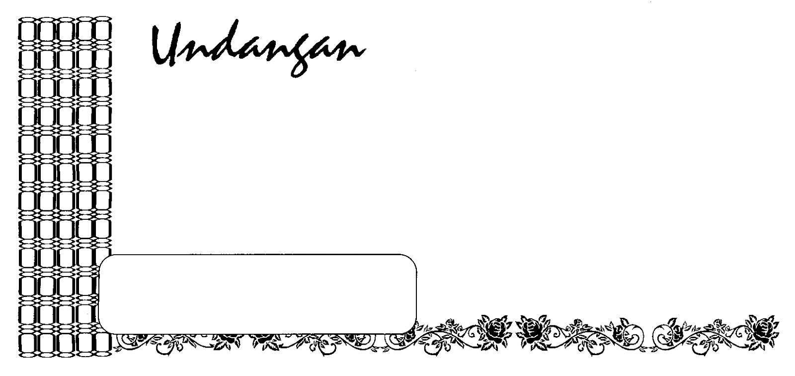 Download Bingkai Undangan Pernikahan