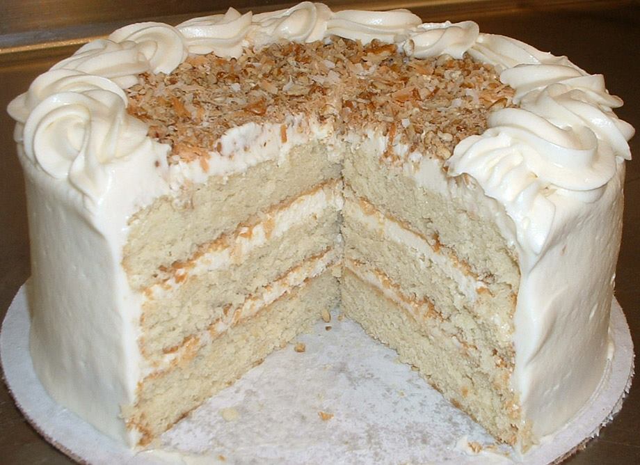 Coconut Flour Italian Cream Cake Coconut Flour Italian Cream Cake