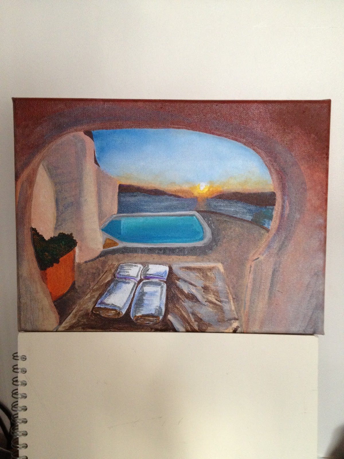 Resh Kay: Looking Through The Keyhole painting