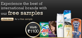 Get free sample worth Rs.1100 from P&G India