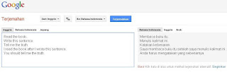 google translate belum bisa menerjemahkan imperative sentence, semoga bisa teratasi