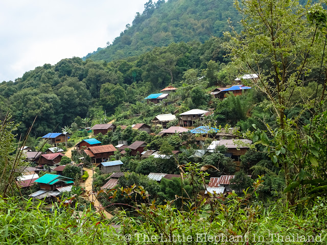 Hill-tribe village in Nan province, North Thailand