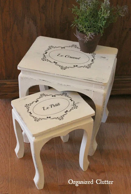 French Style Upcycle of a Thrift Shop Find #imagetransfer #chalkpaint