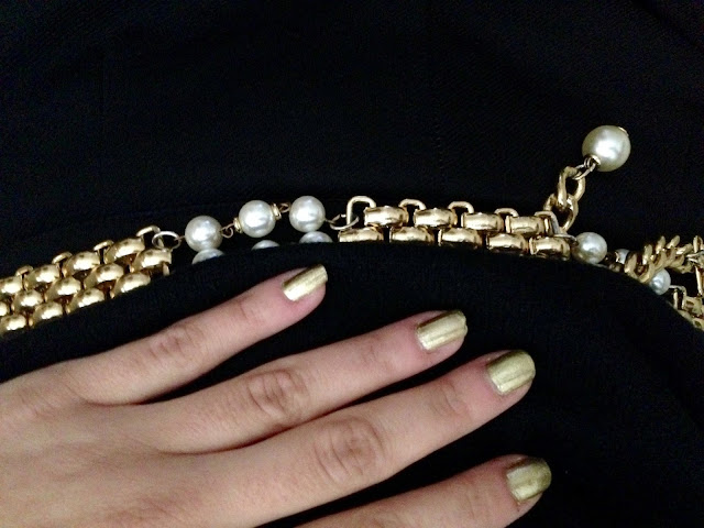 unghie oro settimana della moda valentina rago
