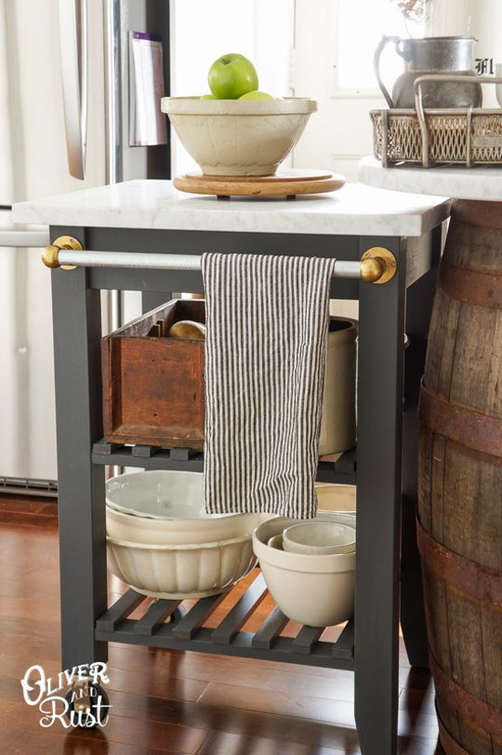Cucine con ruote: carrello cucina ruote legno pieghevole. carrello ... Ikea cucine acciaio inox