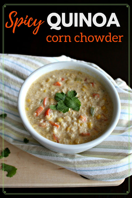 Mary Ellen's Cooking Creations: Spicy Quinoa Corn Chowder
