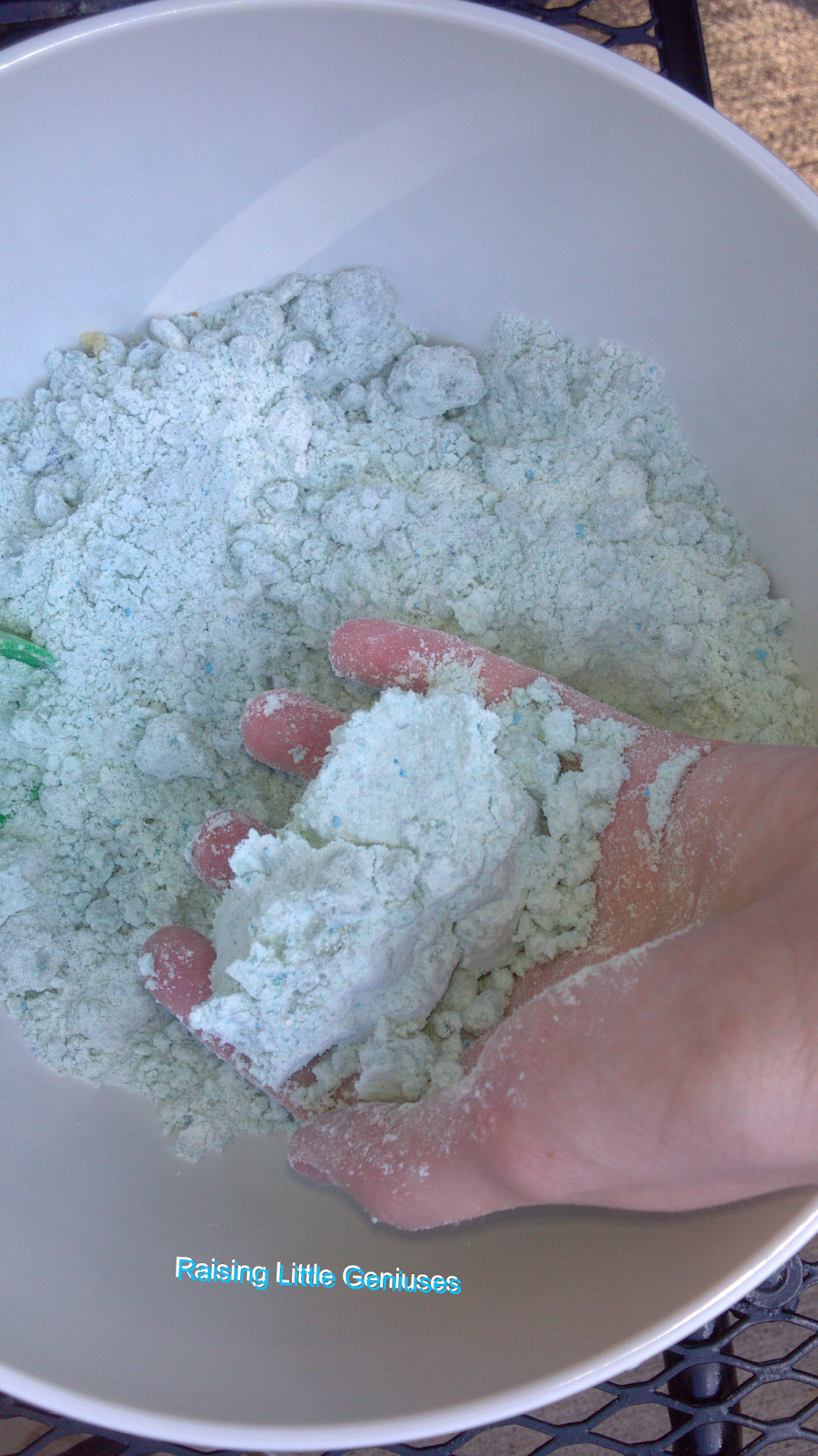 Raising Little Geniuses Cotton Candy Cloud Dough Recipe and Pretend