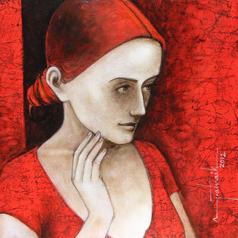 Asit Kumar Patnaik, 1968 Figurative painter Tutt'Art Pittura