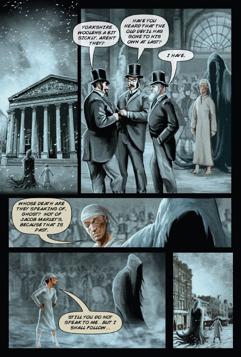 Read page 34 of A Christmas Carol graphic novel