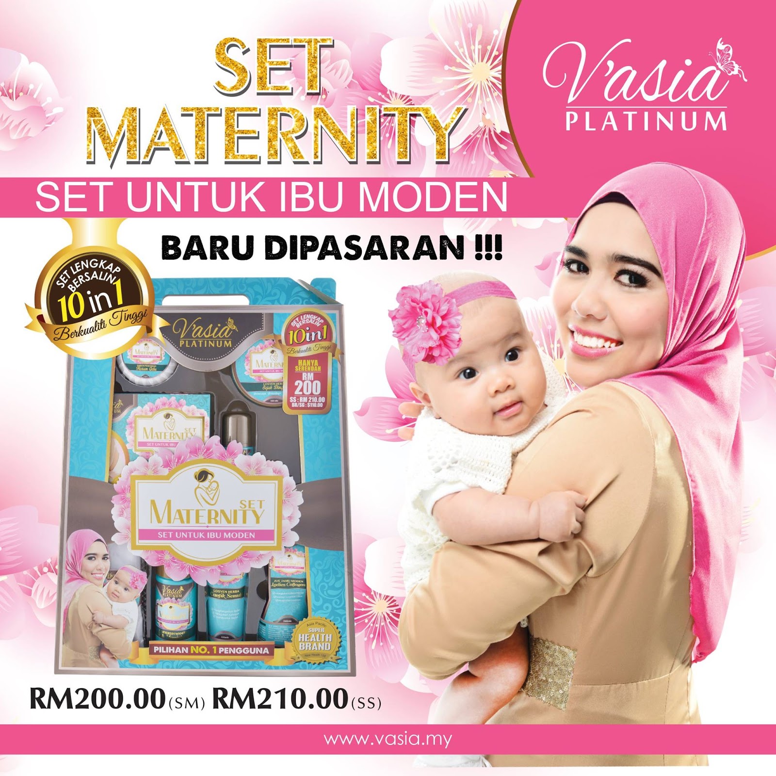 SET MATERNITY V'ASIA BEAUTY KIOSK