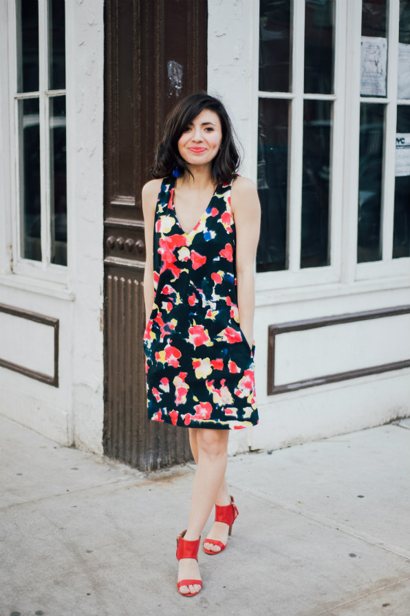 Floral Print Mini Dress : Adriana Sutlief