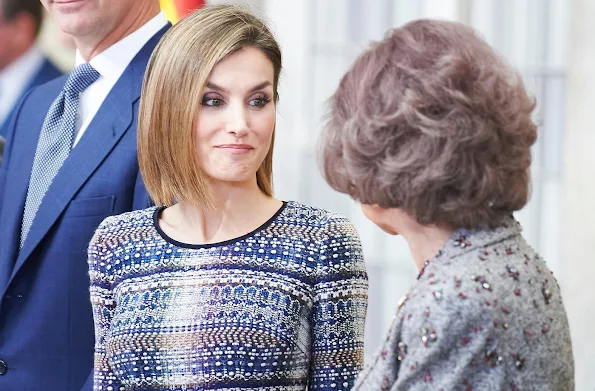 King Felipe VI of Spain and Queen Letizia of Spain, King Juan Carlos of Spain and Queen Sofia of Spain attend National Sport Awards 2014