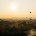 Hot air balloons in Myanmar