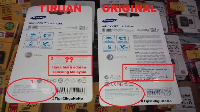 Kad Memori Original Vs Tiruan Cara Semak Kad Memori Original Vs Tiruan