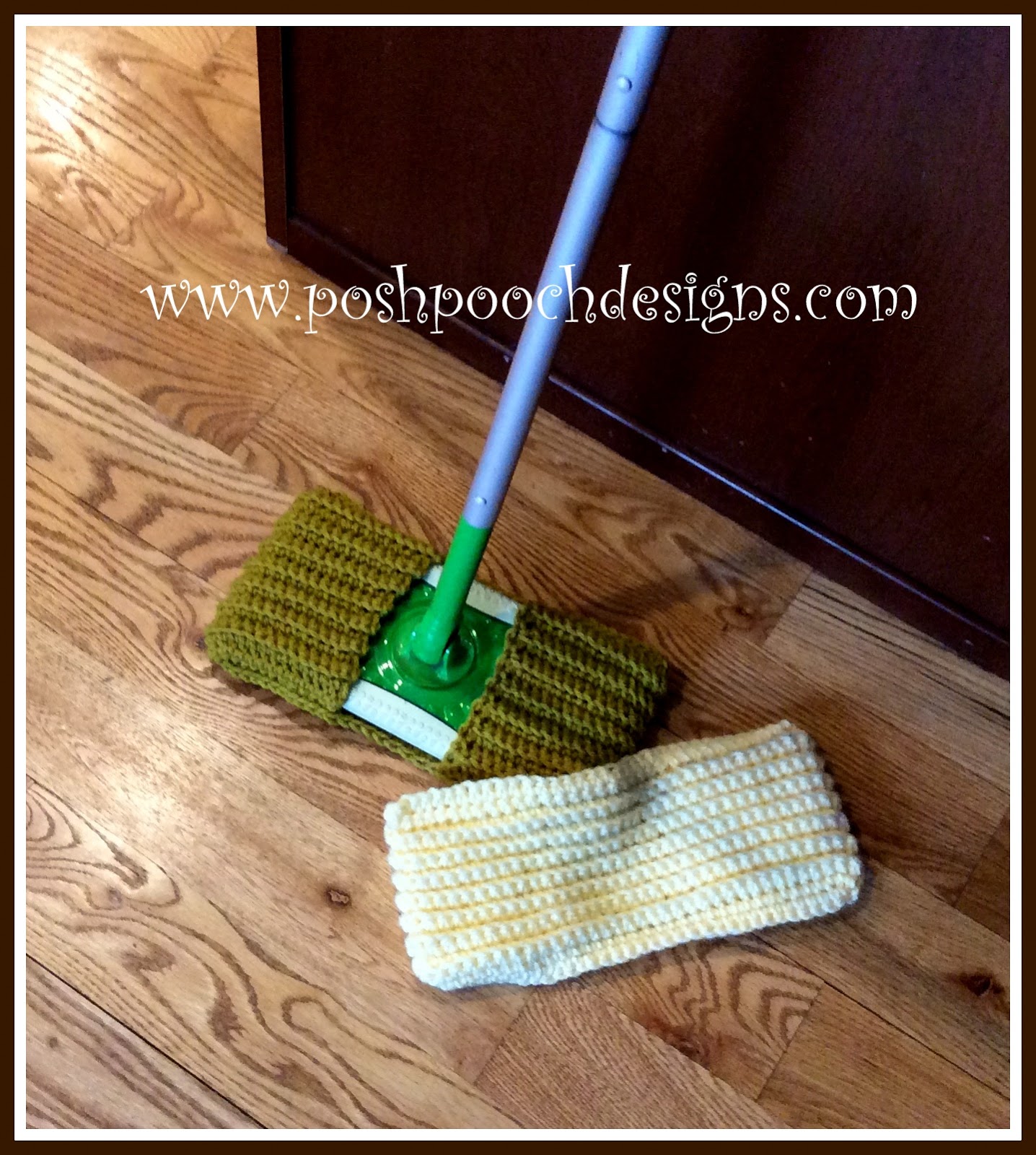 Posh Pooch Designs Dog Clothes Hair Grabber Swiffer Cover Crochet