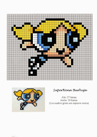 Powerpuff Girls Hama Beads Pattern post by wememade