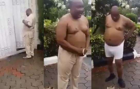 Stripped In Front Of Family
