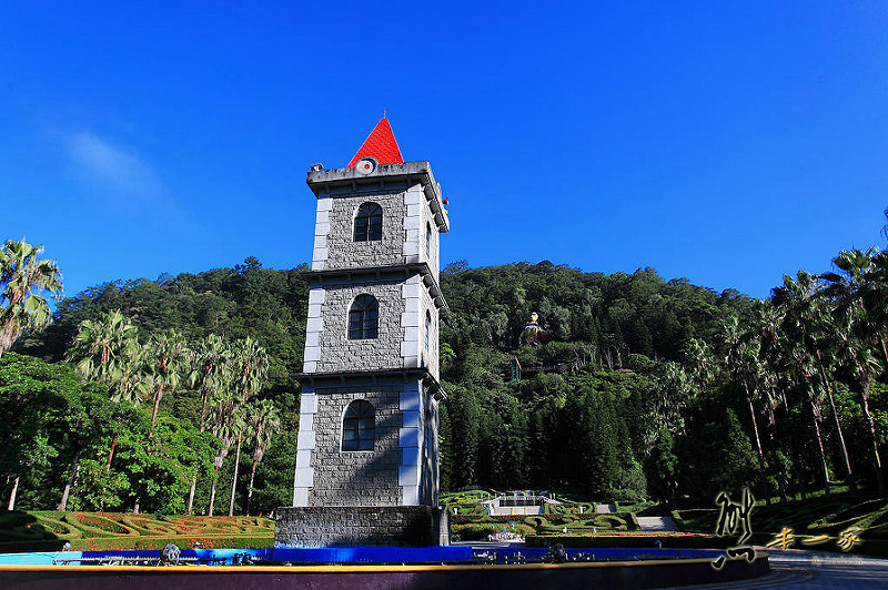 泰雅歐式花園-鐘樓水舞-親子公園|泰雅渡假村