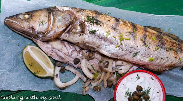 Reteta in 30 de minute - Peste cu fenicul, capere si lamaie (Fish with fennel, capers and lemon)