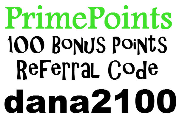 PrimePoints Referrer 2021, 100 Points Bonus PrimePoints Sign Up Bonus, PrimePoints Refer A Friend 2021