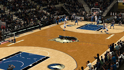 NBA 2K13 Minnesota Timberwolves Court Mod