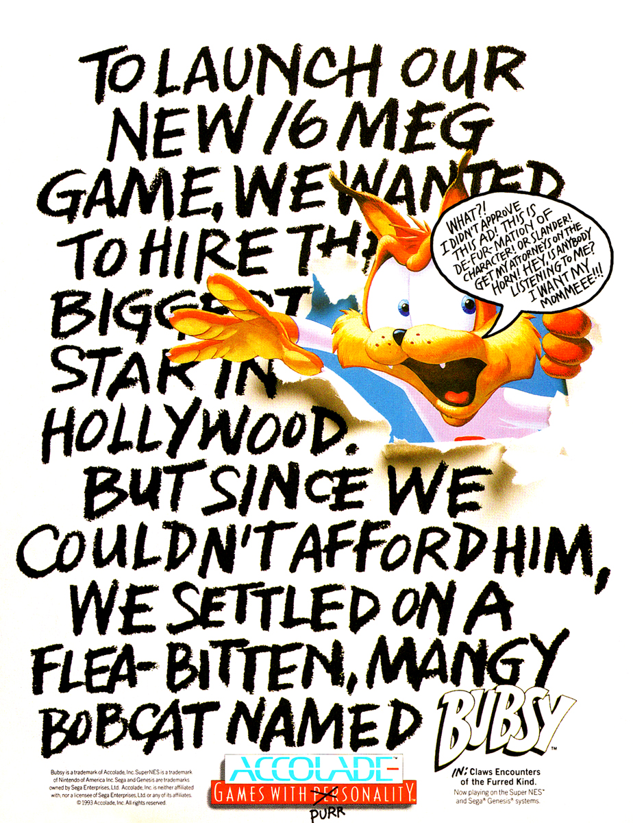 Vault 1541: Bubsy the Bobcat