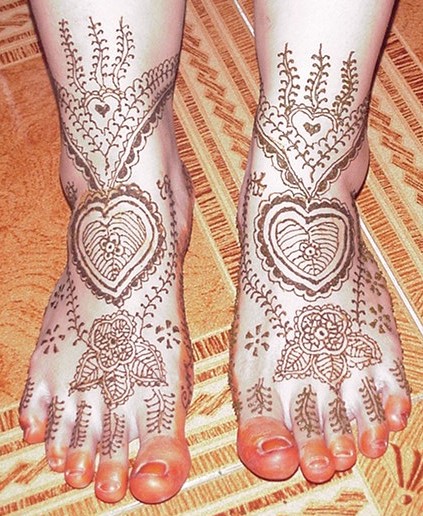 Indian Girls Eid Mehndi Designs for Feet New Indian Mehndi Designs For Eid 2011