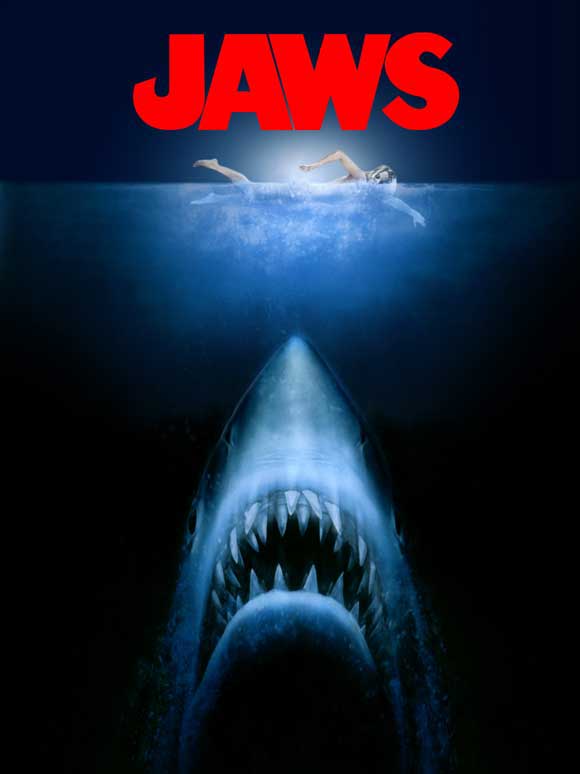 The Geeky Nerfherder: Movie Poster Art: Jaws (1975)