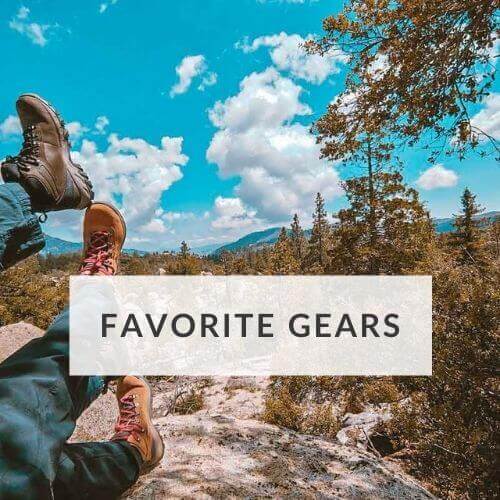 Gears for traveling, hiking and camping