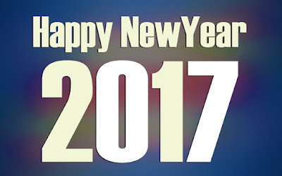 Happy new year 2017 card